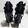 Tanzschuhe 15 cm sexy Nachtclub Pole Dancing Heels 6 Zoll Tänzer Stilettos mit Plattform Gladiator