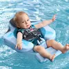 Mambobaby Float Non Inflatable Upgrade Soft Baby Swimming Float Infants Swimming Training UPF 50 UV Sun Protection Canopy 240321