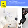 Caméra LED interphone HD 360 degrés Panoramique IP Camera Home Sécurité intérieure LED BUMBE WIFI CAME CAMER