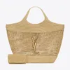 Sac fourre-tout de créateur de magasin de tissage de paille Raffias de qualité supérieure pour femme ICARE Crochet Handbags Bags de plage à épaule d'embrayage