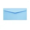 Pedra de presente 50pcs envelopes coloridos 8.6x4in v FLAP Mailing para convite de casamento