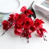 Decoratieve bloemen Hoge kwaliteit 5 Forks 20 Heads Artificial Bouquet Magnolia Home Decoratie Bloem Autumn Kerstmis bruiloft Accessoires