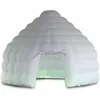 Großhandel individuellem Oxford LED Shelter Blasable Dome Zelt mit Luftgebläse Pop -up Iglu House Ballon Jurte für Event/Party Free Ship