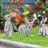 Décorations de jardin 3 PCS Party Supplies Decoration Insert Outdoor Happy Pâques Signes acrylique