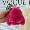 Tornario di peluche di coniglio di moda adorabile sacca per tocchi pelosi Accessori decorativi a sospensione Regalo per le donne