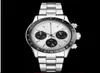 Роскошные высококачественные Men039S Watch Chronograph Vine Perpetual Paul Newman Японский кварцевый нержавеющая сталь Meless Watch6088241