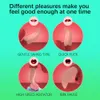 Sexe jouet gode vibrateur Clitorals Stimulateur pour femmes Rose Shape Tongue Licking Vibrations Clitoral Stimulator Nipples Massager pour les couples de masturbation femelles