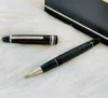 Giftpen High Quality 149 Luxury Penns Silver Gold Rosegold Clip Black Harts Ink Pen Ballpoint Pennor för att skriva8401859
