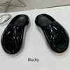 Slippers Women's Summer Flat Bottomed Beach Open-toed Rubber Sailboat Design Sandals Vacation Shoes