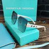 Lyxdesigner solglasögon Nya LVJiafeng högupplösta nylon solglasögon med stor ram för kvinnors online -skytte i Red Street -skytte och UV -skydd