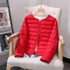 Jackets femininos 2024 Autumn Winter Women Women Short Down Cotton Jacket Parkas Finer Light Light Coat Warm Casual Outwear Lady Tops