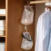 Förvaringsväskor vägg hängande tvättnät smutsiga kläder sundries fällbar korg badrum väska frukt grönsaksnät