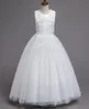 2020 Kids Girls Dress Summer Children039s Vêtements Party Elegant Princess Long Tulle Baby Girls Kids Lace Mariage Cérémonie Dres6522408