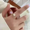 Camellia Ring for Women, Light Luxury Niche Design, S Silver Jewelry, Poym Peending Vegetarian Ring, Fashionable, Personalized and High-End Feeling