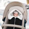 Mice Newborns Sleeping Bag Thicken Winter Baby Envelope Knitted Stroller Swaddle Footmuff Toddler Slaapzak Kid Sleepsack Infant Sacks