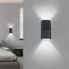 Wall Lamp IP65 LED Outdoor Waterproof Garden Lighting Aluminum AC86-265V Indoor Bedroom Living Room Stairs Hallway Light