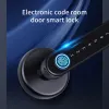 Kontrol Parmak İzi Kapısı Kilidi Akılsız Giriş Biyometrik Tuş Takımı Şifre Kol Kilidi Kilit BluetoothCompatible App Şarj Edilebilir Kilit