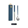 Akşam yemeği setleri Portable Dayanıklı Paslanmaz Çelik Kutu Yüksek Kaliteli Güzel Mutfak Aksesuarları Takım Kolay Temizlemesi