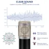 Microfoons BM800 condensormicrofoon met suspensieschaararm cardioïde microfoon met V8 -geluidskaart voor YouTube -opname zingen