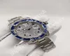 Uomini orologi in fabbrica blu verde diamante cornice classico 40 mm 2813 movimenti automatico Diamond cinghia regalo di Natale orologi da polso 7809049