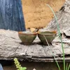Filiżanki spodki do herbaty zielone wycieczkę po mistrz Jian czarny porcelanowy zabytkowe antyczne 100 ml butikowe chińskie