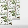 Wallpapers Fashion Home Cotton Flower Printed Durable Wallpaper Chic Room Decor Removable Cabinet Stickers Decorative