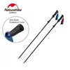 Kohlefaser-Trekkingpol 5-Abschnitte faltbar 34 cm einstellbar hohe Zähigkeit Walking Stick Camping-Wanderausrüstung240328