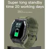 Relógios Lemfo Ares Smart Watch Men Papéis de parede personalizados Bluetooth Chamadas de frequência cardíaca IP68 Sports Smartwatch 350 Mah Bateria 2022 Novo