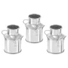 Vazen 3 pc's speelgoedmelk kruik blik bucket kind kinderen ambachten miniatuur huis accessoires ijzeren centerpieces