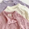 Kledingsets Princess Baby Girl Sweater Soft Knit Outfits voor 0-3 jaar lente