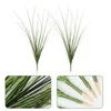 Decorative Flowers 10 Pcs Simulated Reed Grass Indoor Artificial Plants Faux For Decor Fake Realistic Silk Cloth House Home