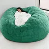Stol täcker bönpåse kudde hög elastisk soffa