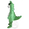 2024 Хэллоуин продажи зеленый талисман с талисманом динозавров тема костюма