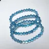 Bracelets Bracelets Bracelet Aquamarine Natural Fashion Bijoux en cristal Brangle pour les femmes Guérison Fengshi Gift 1PCS 1PCS