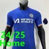 24 25 Enzo CFC Chelseas Soccer Jerseys Retro Collection Joao Felix Pulisic Mount Havertz Sterling Jersey Fofana Black Out Женская футбольная рубашка Cucurella Mash Up