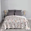 Blankets Pattern Blanket For Sofa Bed Travel Adult Funny Repeat All Over Dildo Cock Ball Mens Female