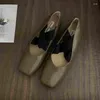 Scarpe casual confortevole Mary Jane Ballet Flats in pelle Slip nero per donne 2024 Donna elastica di alta qualità