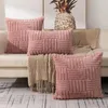 Pillow Plush Cover 45x45 Geometric Design Covers For Sofa Decorative Pillowcase Livingroom Home Decor