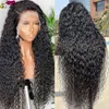 Klassisk afrikansk svart liten roll 13x4 spetsfront peruk hög temperatur Silk peruk cosplay hårfest långa syntetiska peruker