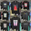 Męskie designerskie koszulki fioletowe letnia marka Tshirt męskie i damskie pary tee Hip-Hop Street Tops