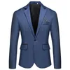 Męskie garnitury biznes Slim Fit Single Buttons Kurtka Mężczyźni Casual Fashion Wedding Groom Tuxedo Blazer Coats Party Suit