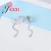 Boucles d'oreilles en peluche de qualité supérieure 925 argent sterlin