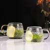 Verres à vin 6pcs tasse de verre martelé épaissis