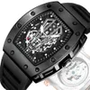 68 Anti Mechanical Hollow Out Live Broadcast's Silicone Barrel Sports Sports Luminous Sports Watch 57