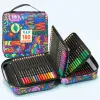 Crayons kalour 50/180/300 pcs ensemble crayons colorés croquis couleur crayon graffiti coloride plomb cadeau cadeau de cadeau d'art