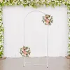 Metal Garden Flower Plant Arch Arch Worthdrop Stand Birthday Balloon Rack Sfondo Arco di metallo per decorazione 240322