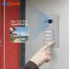 Intercom Jeatone Video Doorphone SIP Дверной звонок с POE Night Vision AHD 720p 100 ° Панель вызовов сплавов сплав с сплавом алюминим.