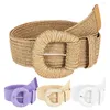 Belts Women Waist Belt Bohemian Handmade Straw With Pin Buckle For Women's Summer Clothing Accessories Wide Daily