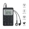 Radio AR06 Portable Dual Band Radios Stereo Pocket Radio AM FM Digital Display Mini Radio Receiver avec haut-parleur fort pour cadeau âgé