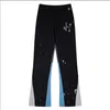 pantaloni designer maschile stampati di graffiti pantaloni da carico joggers cargos cargos pantalon splash inchiostro